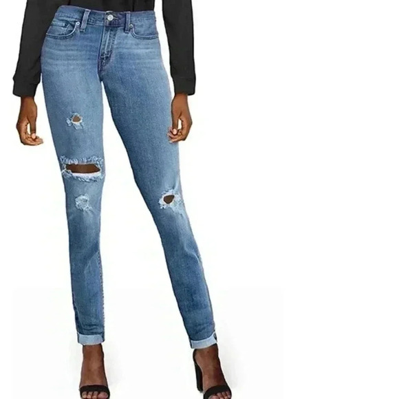 Levi’s Women’s Boyfriend Jeans - Hawaii Blue (Waterless) Wash - Size 29 - Picture 2 of 14